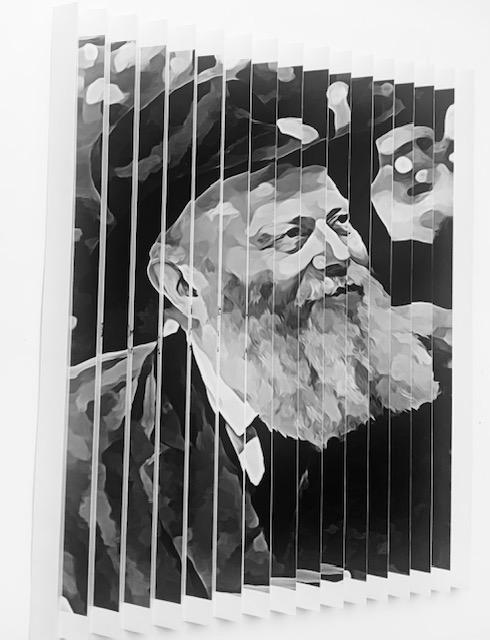 Shem Tov "Don't Worry So Much - The Lubavitcher Rebbe" 3D Wall Sculpture Hand Signed Custom Framed COA Three Size Options
