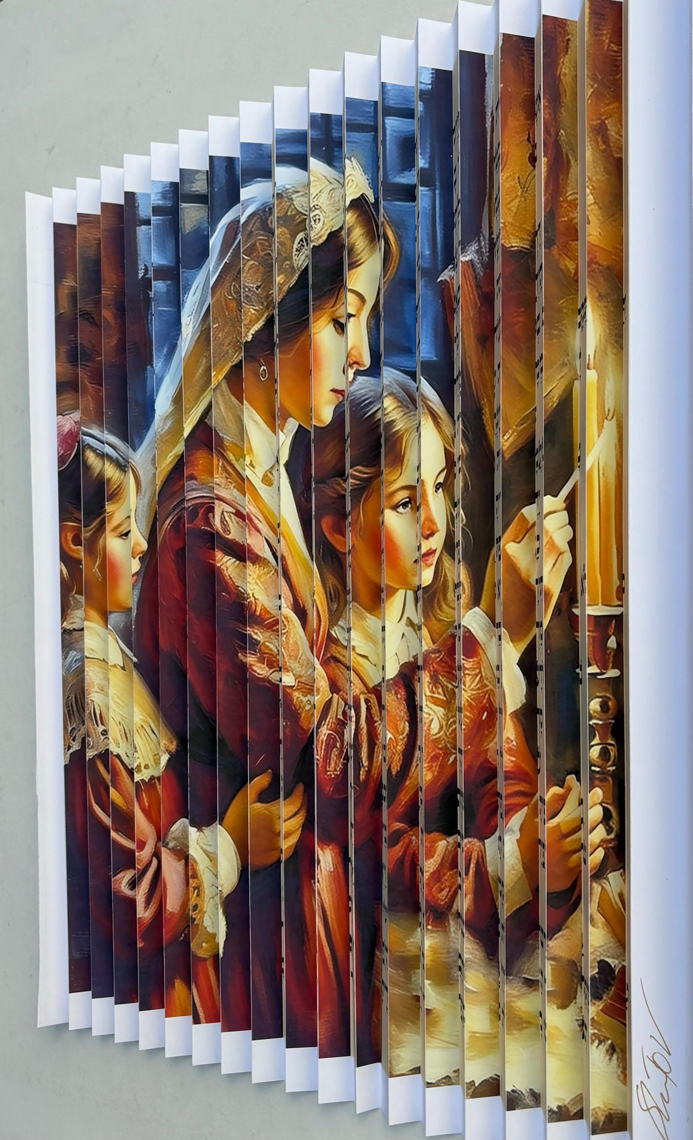 Eshet Chayil - Woman of Valor 3D Wall Sculpture Hand Signed Custom Framed COA