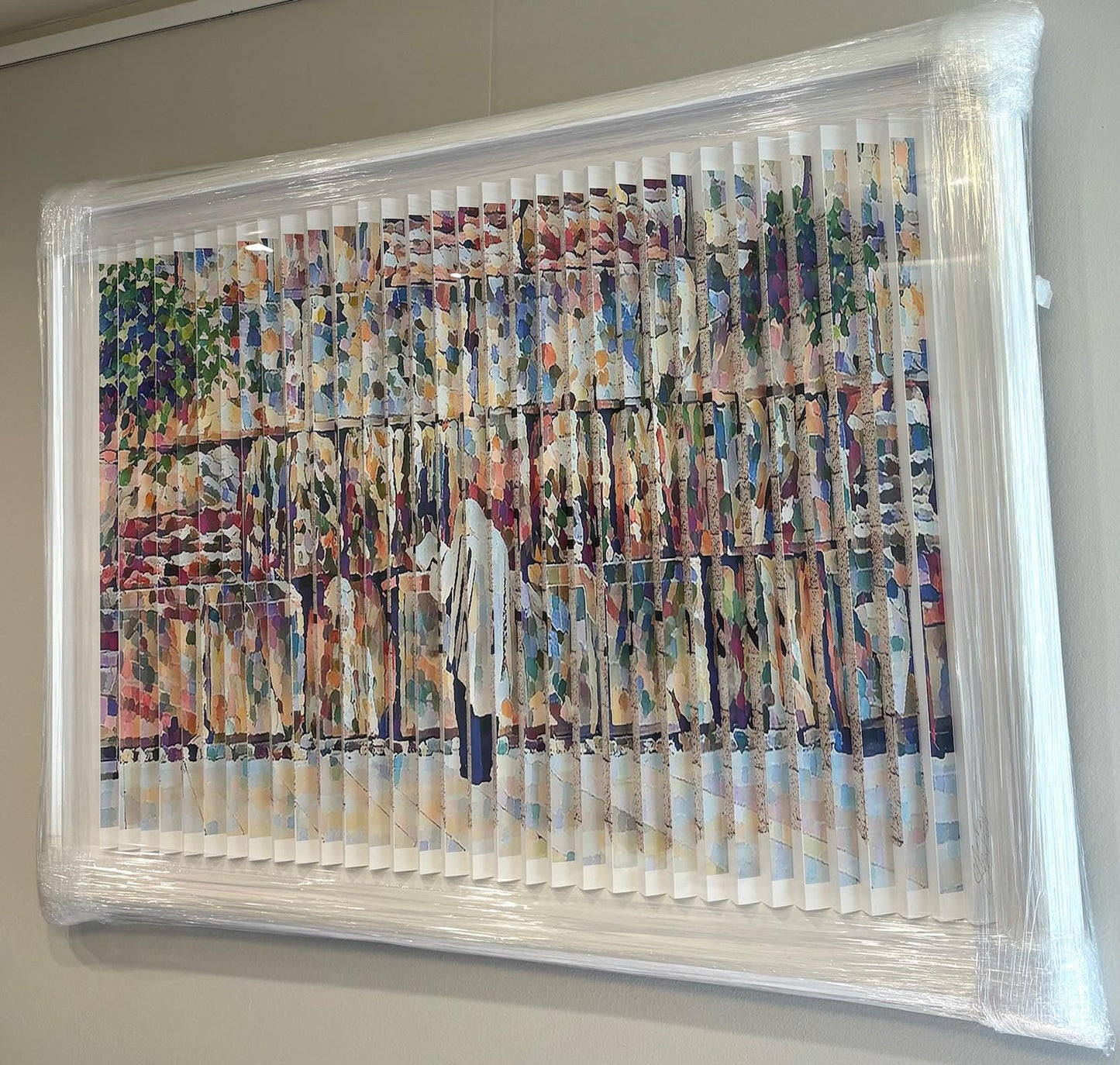 Wailing at the Wall 3D Wall Sculpture Hand Signed Custom Framed COA