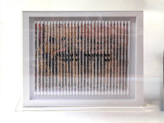 Beyachad Nenatzei'ach - We Will Win Together Original 3D Sculpture in Lucite Case