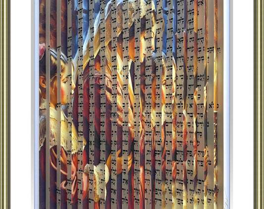 Eshet Chayil - Woman of Valor 3D Wall Sculpture Hand Signed Custom Framed COA