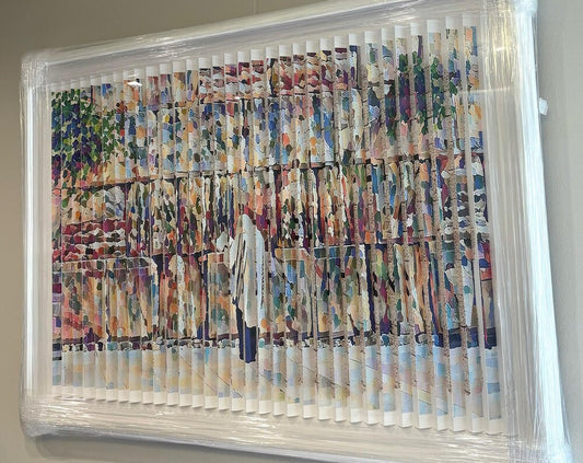 Wailing at the Wall 3D Wall Sculpture Hand Signed Custom Framed COA