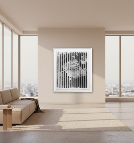 Shem Tov "Don't Worry So Much - The Lubavitcher Rebbe" 3D Wall Sculpture Hand Signed Custom Framed COA Three Size Options