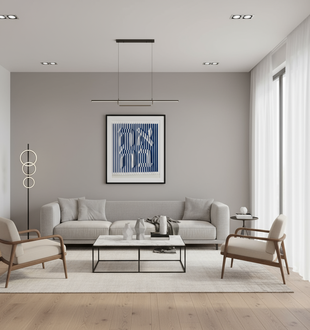 Ahava - Love - The Shape of Love 3D Wall Sculpture