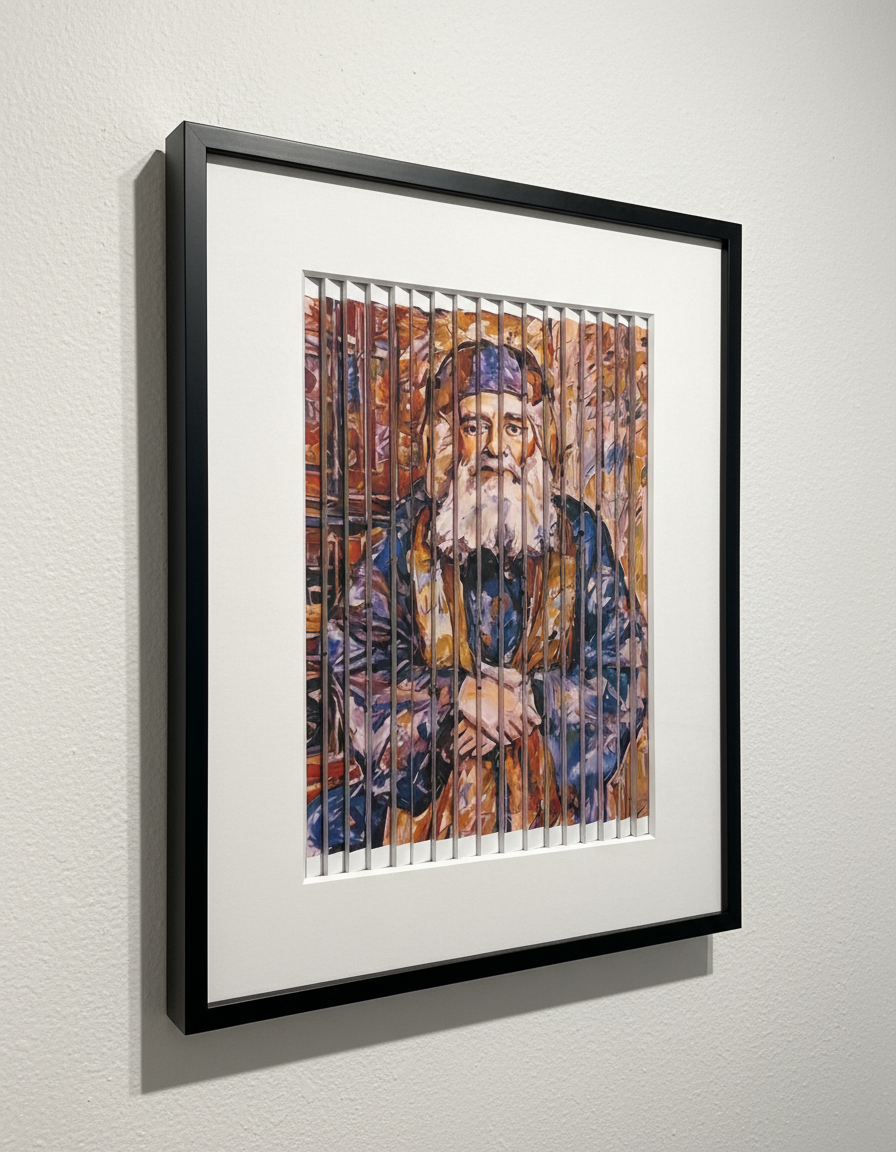 Baba Meir - Rav Meir Abuchatzera 3D Wall Sculpture