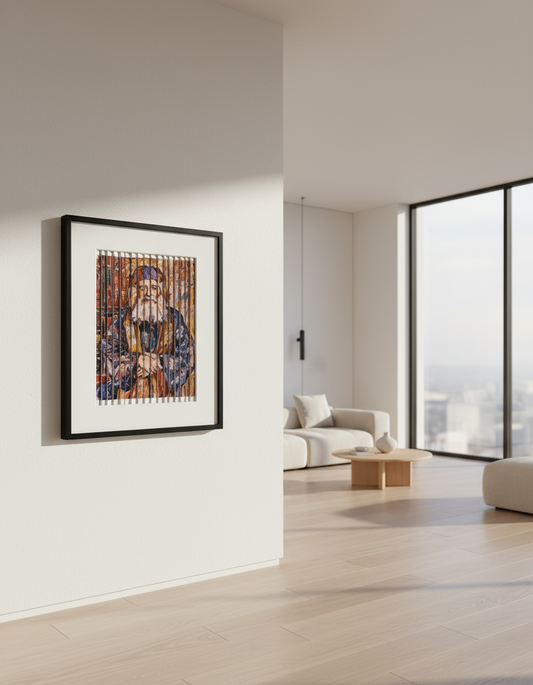 Baba Meir - Rav Meir Abuchatzera 3D Wall Sculpture