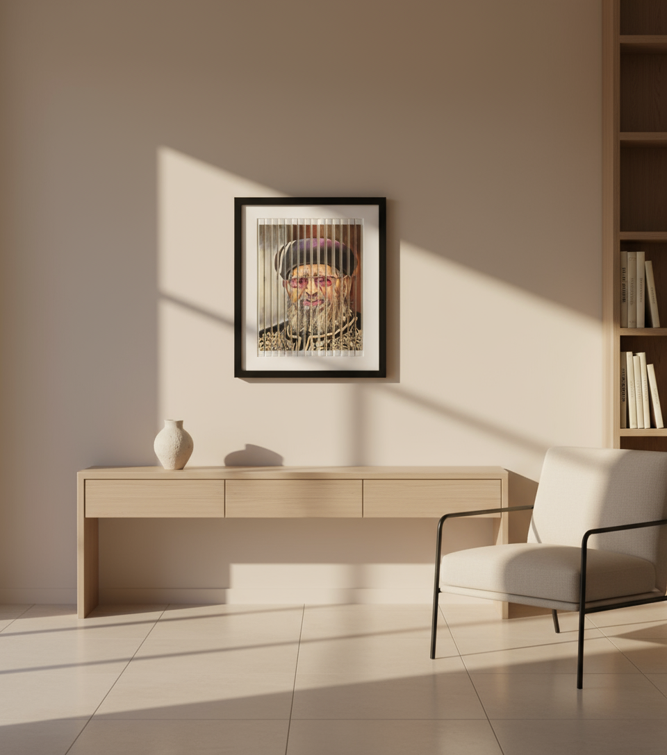 Rav Ovadia Yosef - 3D Wall Sculpture