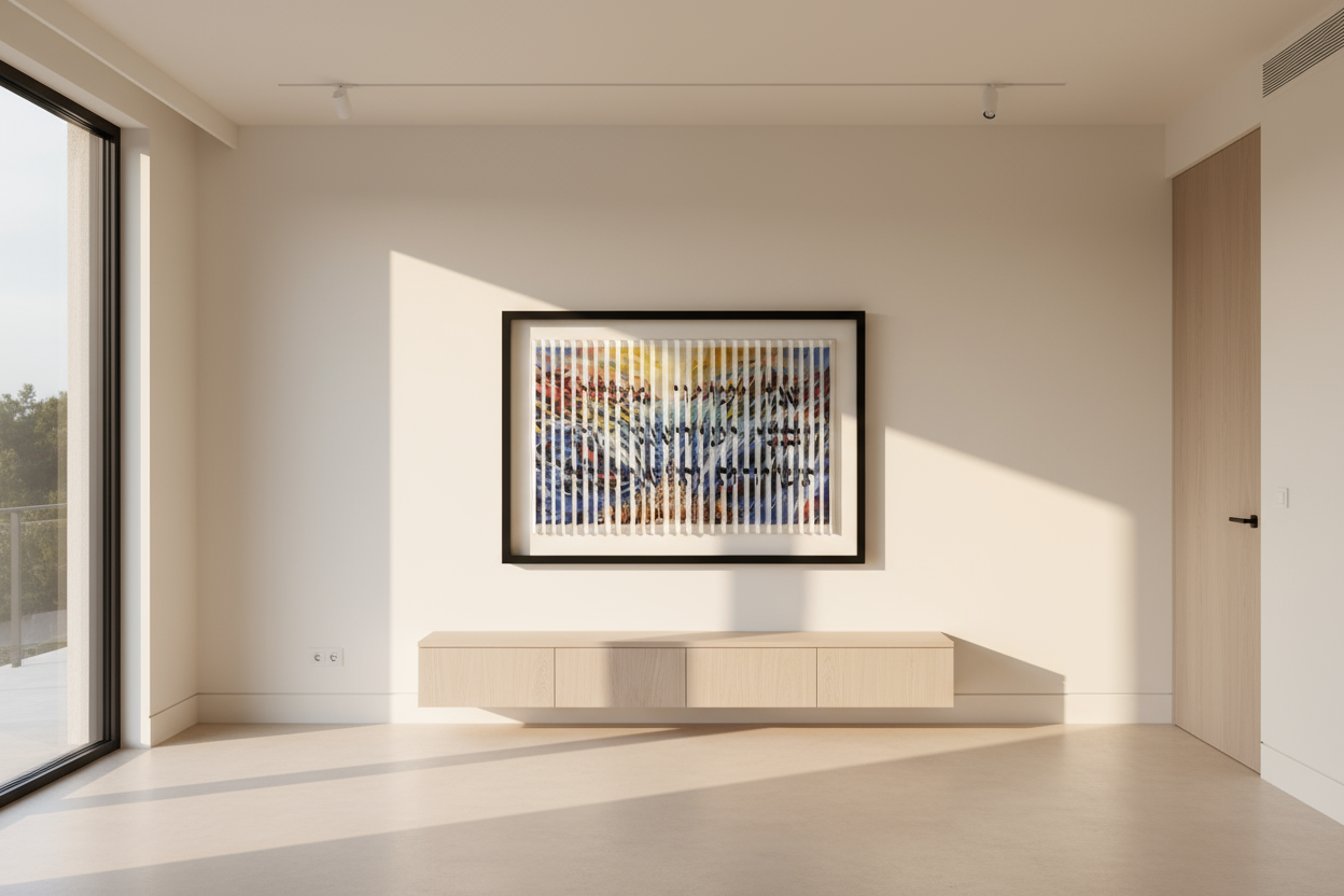 Splitting the Red Sea with Songs of Gratitude - 3D Wall Sculpture