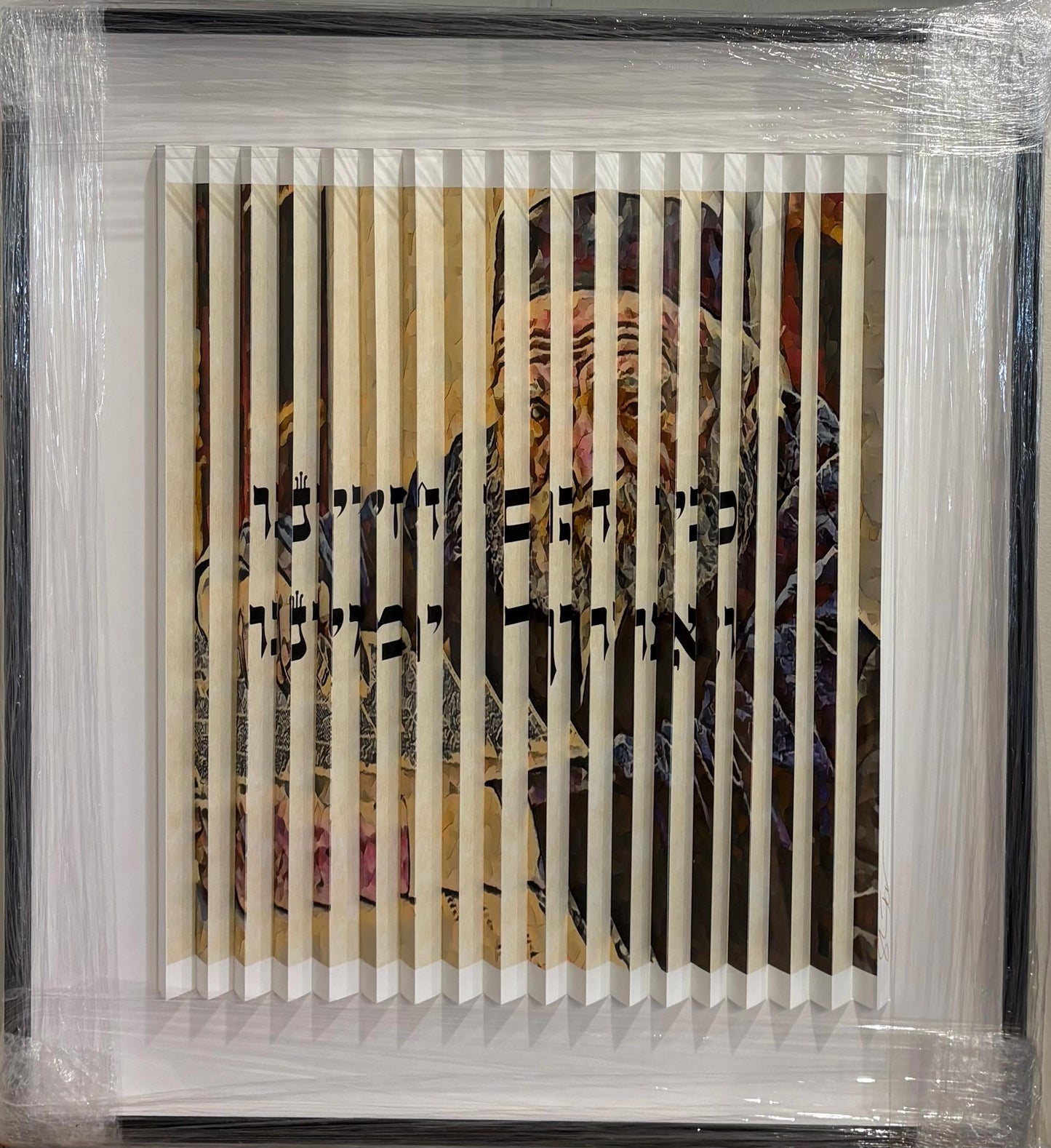 Rav Moshe Feinstein 3D Wall Sculpture