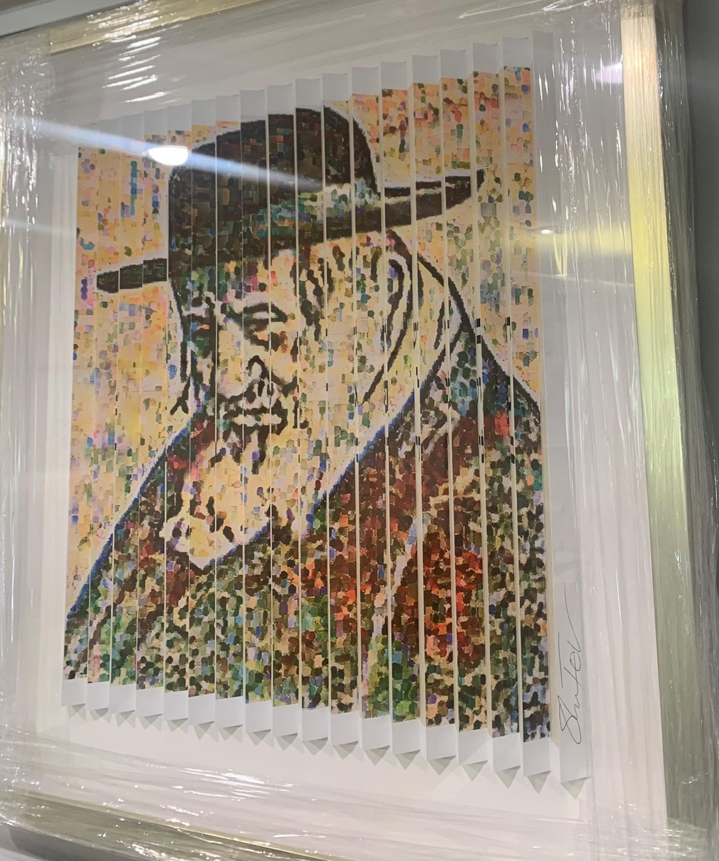 Reb Shayele of Kerestirer 3D Wall Sculpture