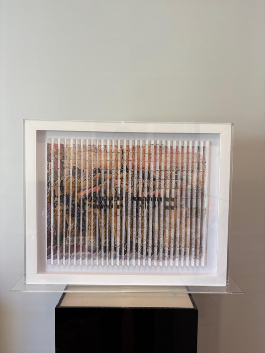 Beyachad Nenatzei'ach - We Will Win Together Original 3D Sculpture in Lucite Case