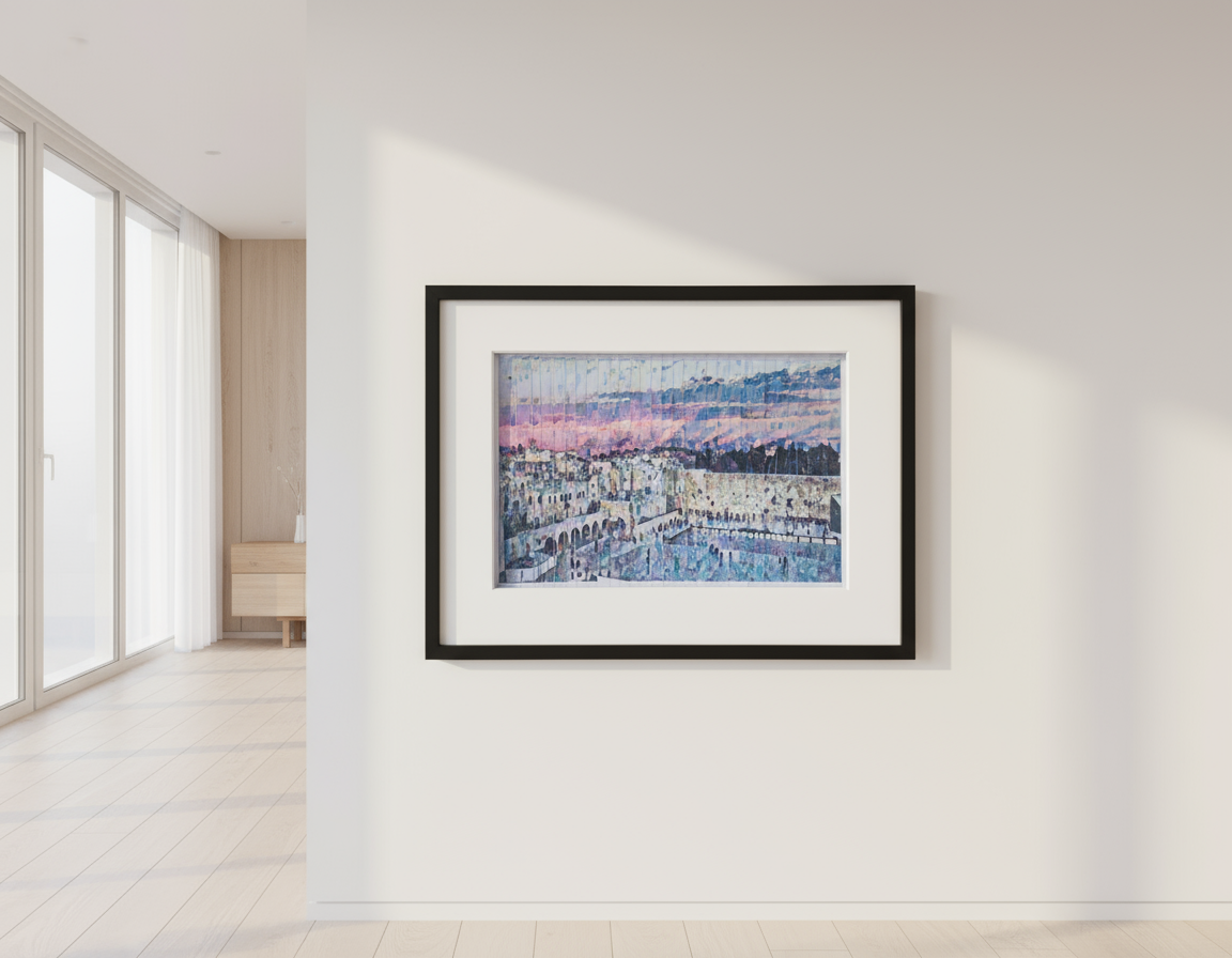 Jerusalem Mount - Never Forget 3D Wall Sculpture